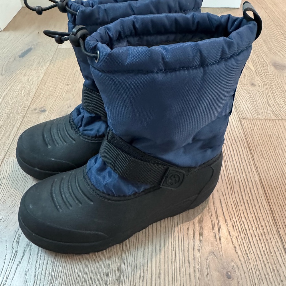 Blue and Black Winter Snow Boots with Thinsulate